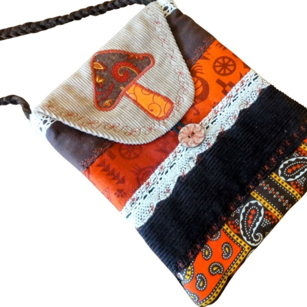 Colorful Patchwork Crossbody Bag